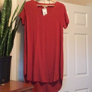 NWT ✨ Cloth & Stone Burnt Orange T-Shirt Dress